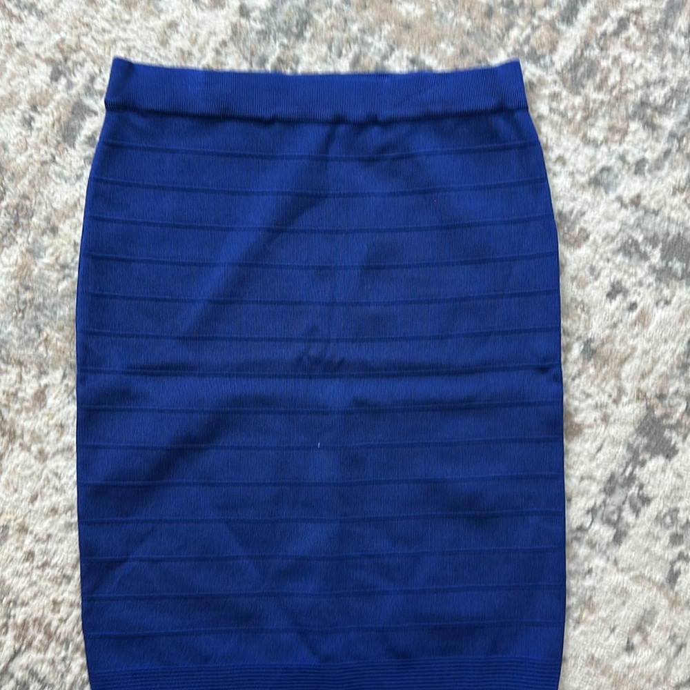 Cache Royal Blue Ribbed Sleeveless Top - Picture 6 of 7